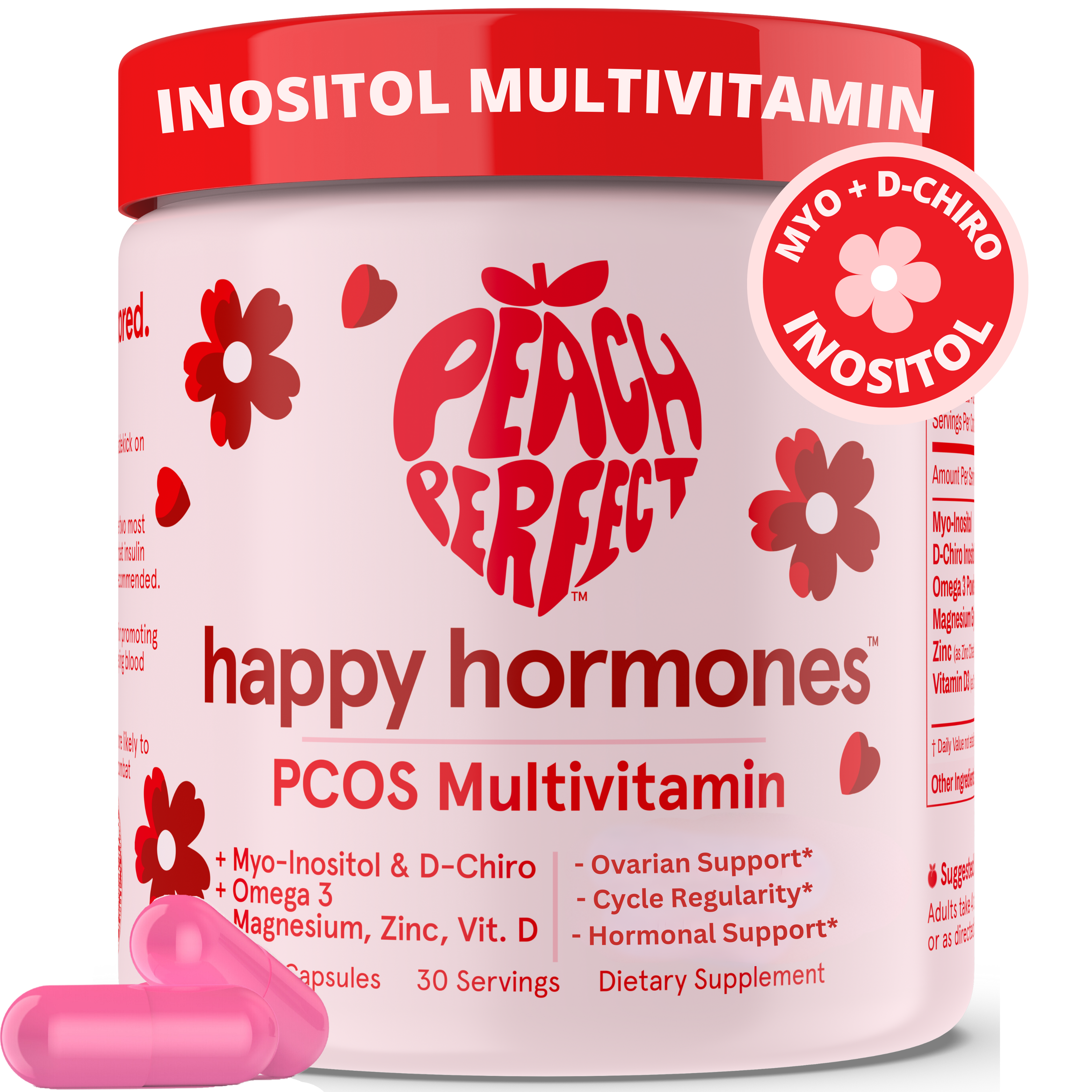 Happy Hormones PCOS Multivitamin – Peach Perfect