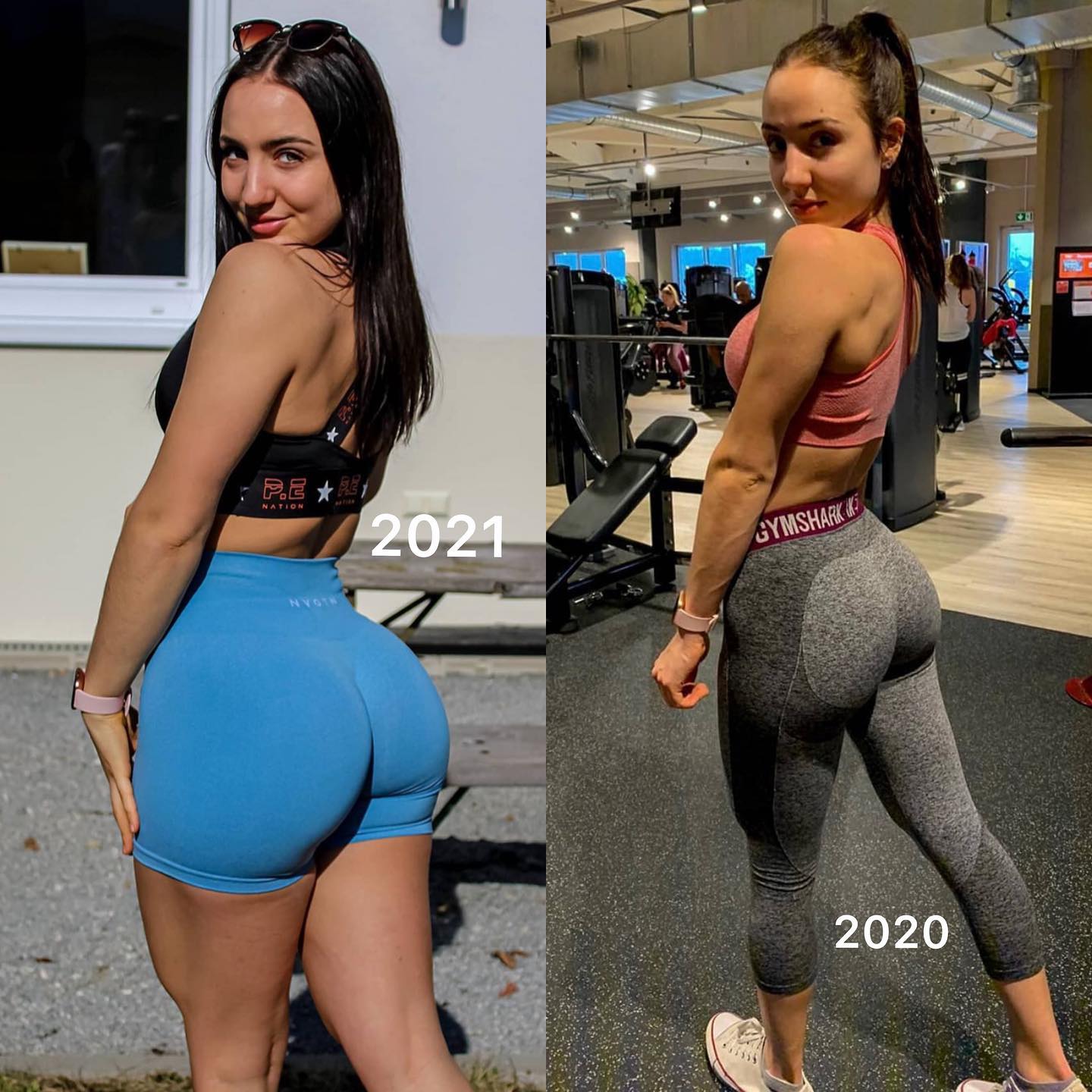Booty Gains Before and After